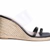 Heeled Sandals * | Women'S London Rag Clear Path Espadrille Wedge Sandals