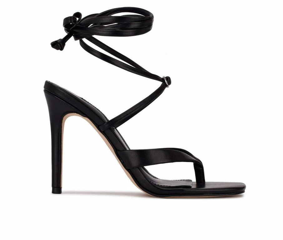 Heeled Sandals * | Women'S Nine West Terrie Strappy Dress Sandals