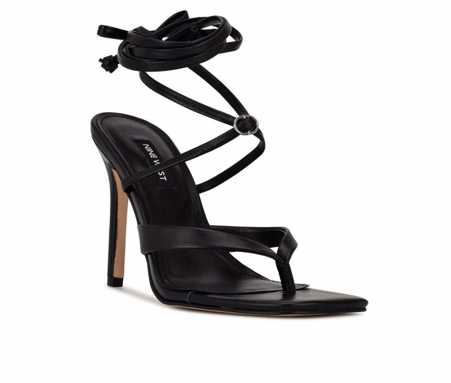 Heeled Sandals * | Women'S Nine West Terrie Strappy Dress Sandals