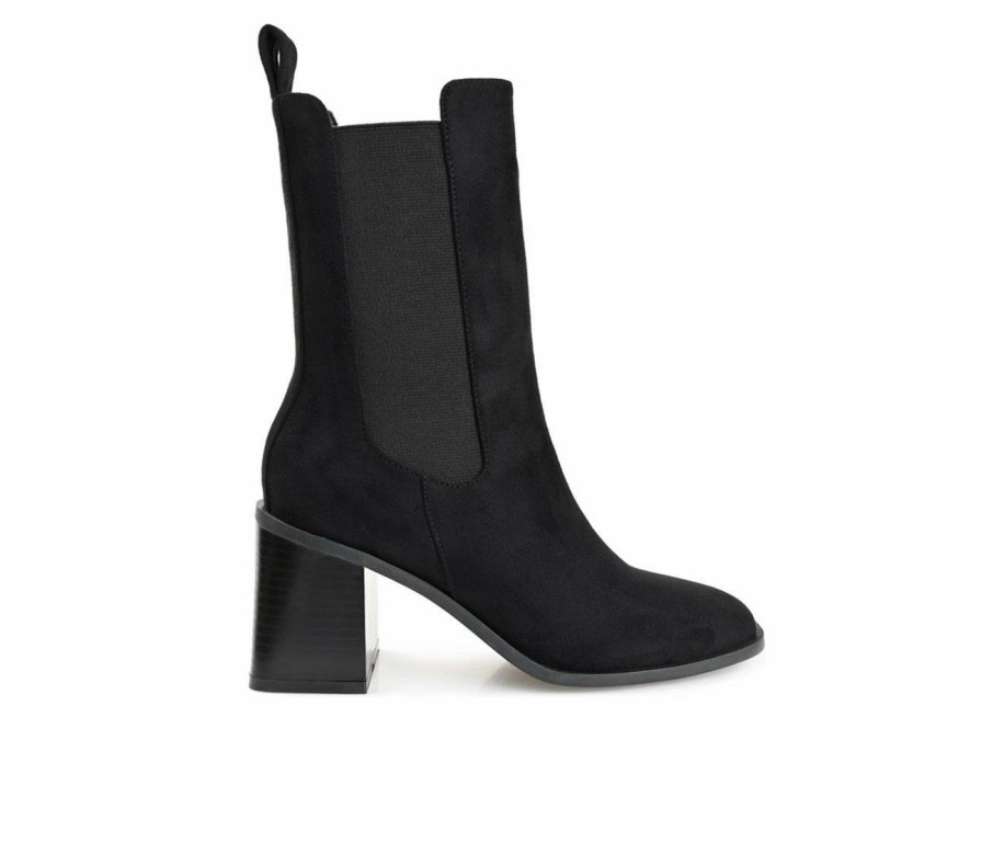 Heeled Boots * | Women'S Journee Collection Kaydia Mid Calf Chelsea Boots