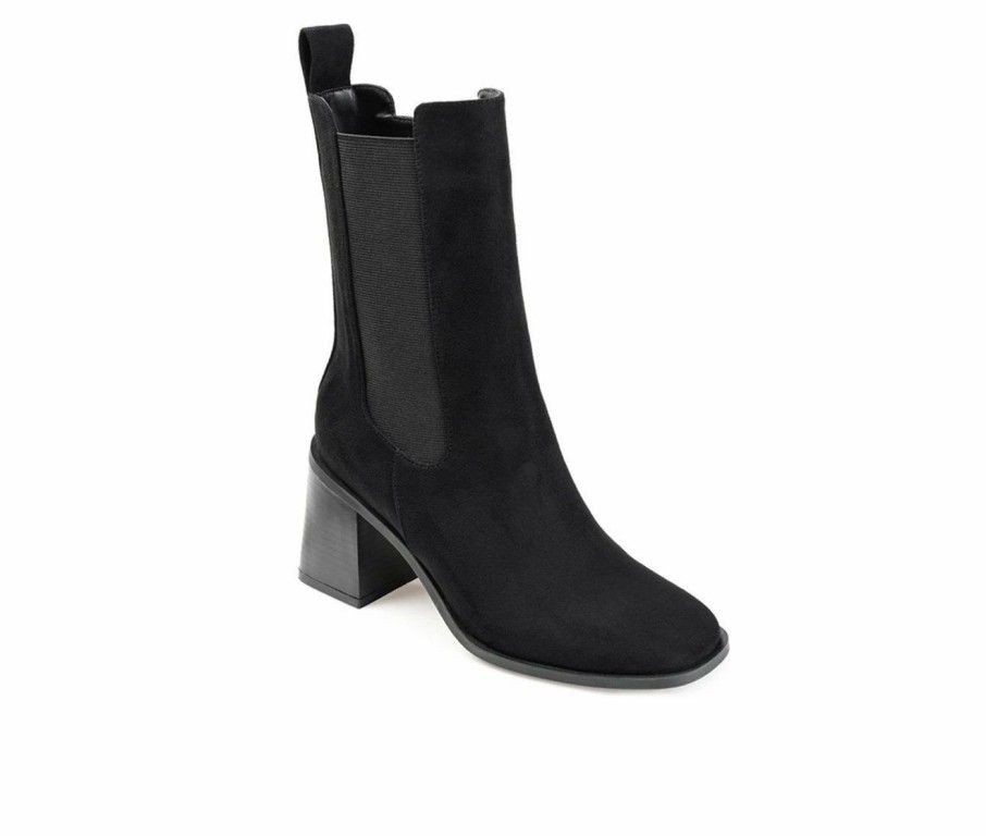 Heeled Boots * | Women'S Journee Collection Kaydia Mid Calf Chelsea Boots