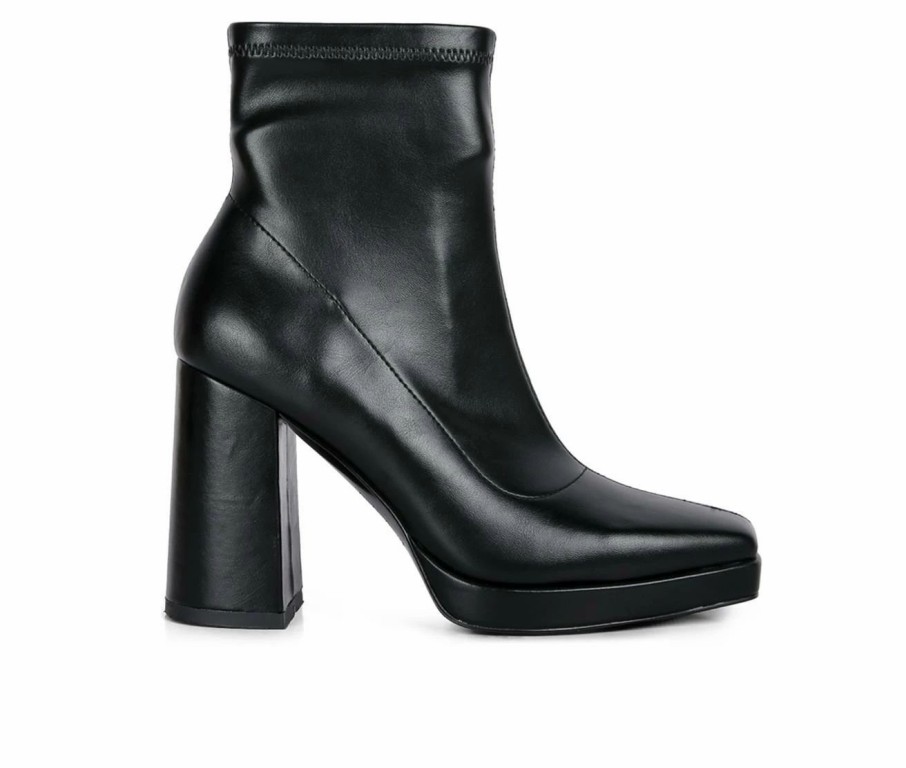 Heeled Boots * | Women'S London Rag Tintin Block Heel Booties