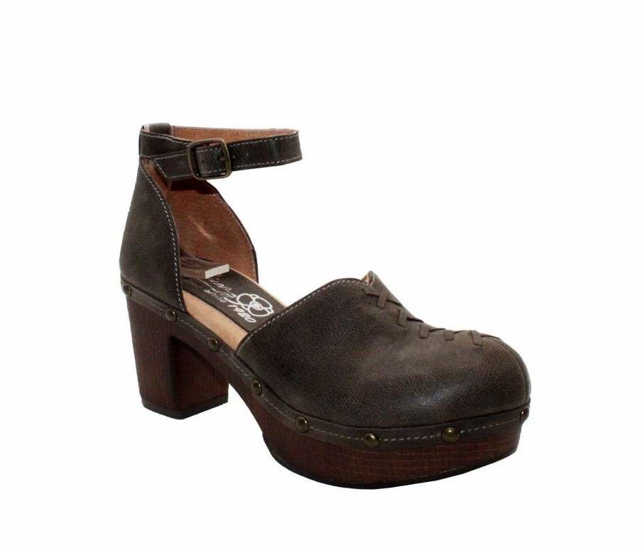 Block Heels * | Women'S Sbicca Donerail Block Heel Clogs